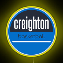 Charger l&#39;image dans la galerie, creighton basketball RGB neon sign yellow
