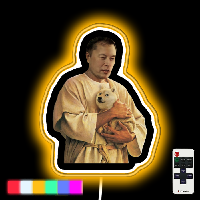 Elon Doge neon led sign