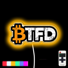 Charger l&#39;image dans la galerie, BTFD Buy The Dip Crypto Cryptocurrency neon led sign