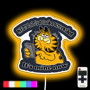 NFT? LOL just took a screenshot it's mine now neon led sign