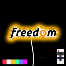 Charger l&#39;image dans la galerie, Bitcoin freedom neon led sign