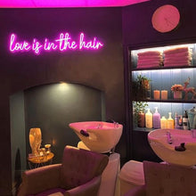 Charger l&#39;image dans la galerie, Love is in the Hair neon sign