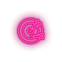 Charger l&#39;image dans la galerie, pink dart led amusement carnival circus dart game parade target neon factory