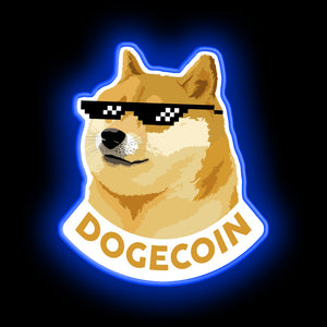 DOGECOIN neon light