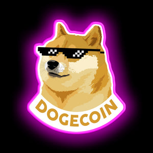 DOGECOIN wall sign