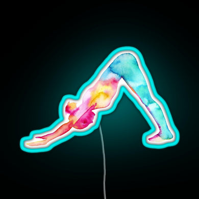 YOGA RGB neon sign light blue 