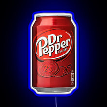 Charger l&#39;image dans la galerie, Dr Pepper RGB neon sign blue
