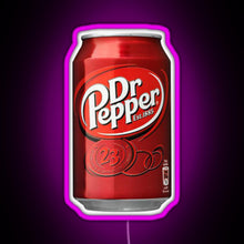 Charger l&#39;image dans la galerie, Dr Pepper RGB neon sign  pink