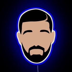 Drake RGB neon sign blue