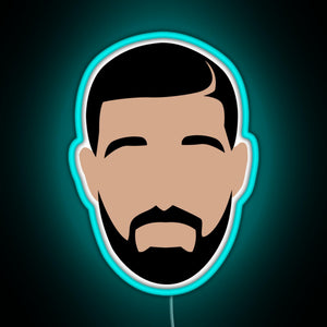 Drake RGB neon sign lightblue 