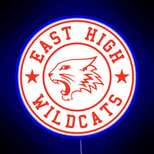 Charger l&#39;image dans la galerie, East High Wildcats RGB neon sign blue