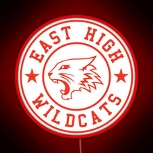 Charger l&#39;image dans la galerie, East High Wildcats RGB neon sign red