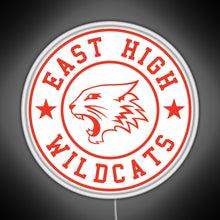 Charger l&#39;image dans la galerie, East High Wildcats RGB neon sign white 