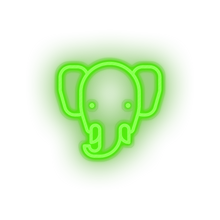 Charger l&#39;image dans la galerie, elepant Animal bishop cartoon elephant fauna herbivore zoo Neon led factory