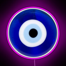 Charger l&#39;image dans la galerie, evil eye RGB neon sign  pink