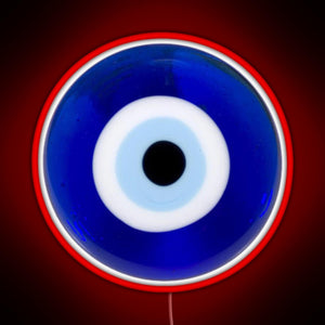 evil eye RGB neon sign red