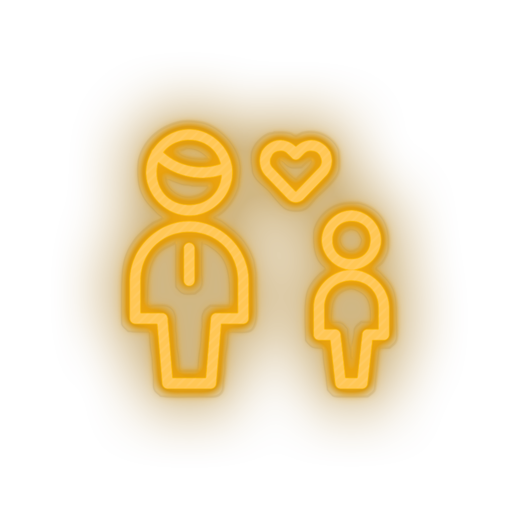 family parent father children human person heart child kid dad baby Neon led factory