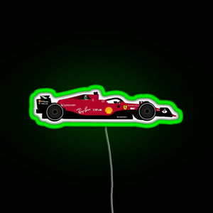 Ferrari 2022 RGB neon sign green