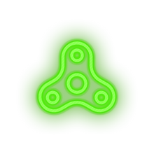 Charger l&#39;image dans la galerie, green fidget spinner toys children family toy child kid baby play led neon factory