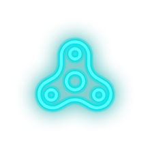 Charger l&#39;image dans la galerie, ice_blue fidget spinner toys children family toy child kid baby play led neon factory