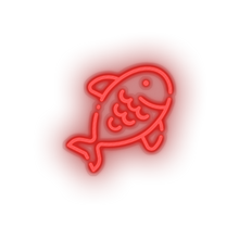 Charger l&#39;image dans la galerie, red fish led animal beach fish holiday seafood summer vacation neon factory