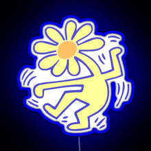 Charger l&#39;image dans la galerie, Flowerhead RGB neon sign blue
