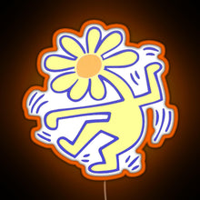 Charger l&#39;image dans la galerie, Flowerhead RGB neon sign orange