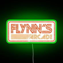 Charger l&#39;image dans la galerie, Flynn s Arcade 80s Retro RGB neon sign green