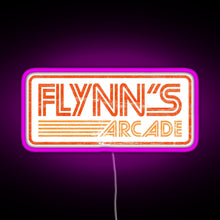 Charger l&#39;image dans la galerie, Flynn s Arcade 80s Retro RGB neon sign  pink