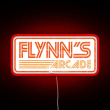 Charger l&#39;image dans la galerie, Flynn s Arcade 80s Retro RGB neon sign red