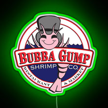 Charger l&#39;image dans la galerie, Forrest Gump Bubba Gump Shrimp Co RGB neon sign green