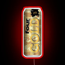 Charger l&#39;image dans la galerie, Four Loko Gold RGB neon sign red
