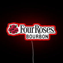 Charger l&#39;image dans la galerie, Four Roses Bourbon RGB neon sign red