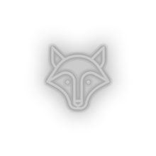 Charger l&#39;image dans la galerie, white fox led animal carnivore cartoon fauna fox wolf zoo neon factory