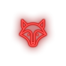 Charger l&#39;image dans la galerie, red fox led animal carnivore cartoon fauna fox wolf zoo neon factory
