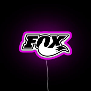 FOX MTB RGB neon sign  pink