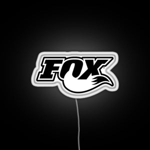 FOX MTB RGB neon sign white 