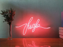 Charger l&#39;image dans la galerie, fuck neon sign