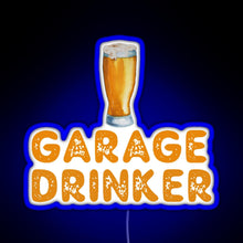 Charger l&#39;image dans la galerie, Garage Drinker RGB neon sign blue