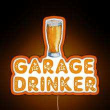 Charger l&#39;image dans la galerie, Garage Drinker RGB neon sign orange