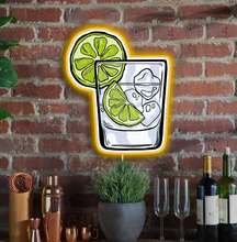 Charger l&#39;image dans la galerie, GIN AND TONIC ACRYLIC NEON LED SIGN