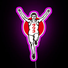 Charger l&#39;image dans la galerie, Glico Running Man RGB neon sign  pink