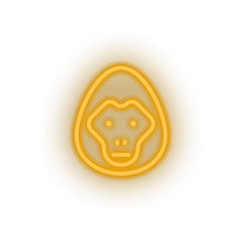 Charger l&#39;image dans la galerie, warm_white gorilla led animal cartoon fauna gorilla herbivore monkey zoo neon factory