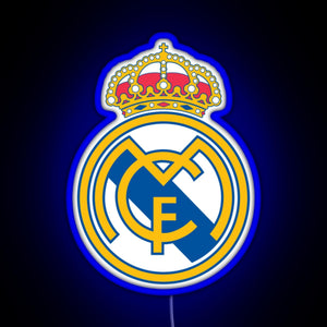 Hala Madrid RGB neon sign blue