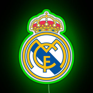 Hala Madrid RGB neon sign green