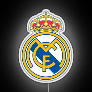 Hala Madrid RGB neon sign white 