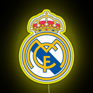 Hala Madrid RGB neon sign yellow