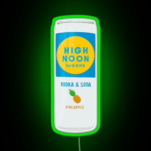 High noon RGB neon sign green