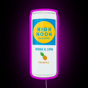 High noon RGB neon sign  pink
