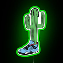 Charger l&#39;image dans la galerie, Hip Hop Cactus La Flame RGB neon sign green